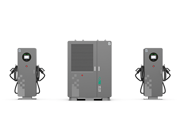 Floor-Mounted Split DC EV Charger